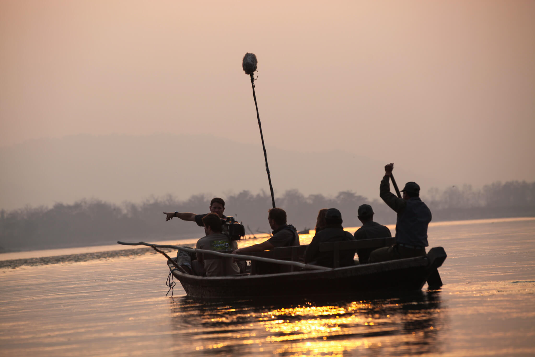 Filming Chitwan Safari 